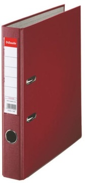 SEGREGATOR Esselte A4 50 mm z DŹWIGNIĄ bordowy Organizer na DOKUMENTY