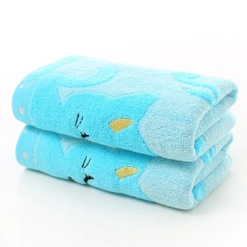 Soft Cotton Bath Towel Cartoon Cat Blanket Baby Newborn Infant Kids