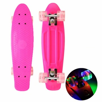 FISZKA СКЕЙТБОРД С ОСВЕЩЕНИЕМ КОЛЕСА СВЕТОДИОДНАЯ РЫБНАЯ ДОСКА ДЛЯ ДЕТЕЙ РЫБНАЯ ДОСКА