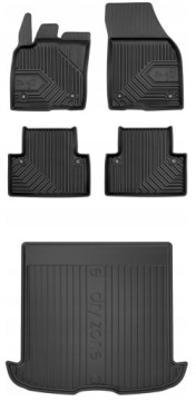 Set 77 Gumové rohože a rohože Volvo V50 od roku 2004-2012