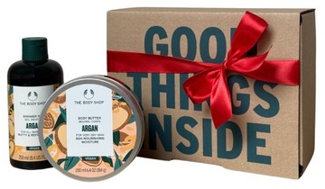 THE BODY SHOP Zestaw kosmetyków ARGAN GIFT Prezent Upominek Masło Żel