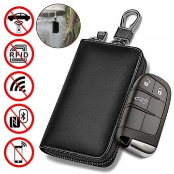 ЧЕХОЛ ДЛЯ АВТОМОБИЛЬНЫХ КЛЮЧЕЙ RFID-БЛОКИРОВКА ЗАЩИТА КОРОБКИ