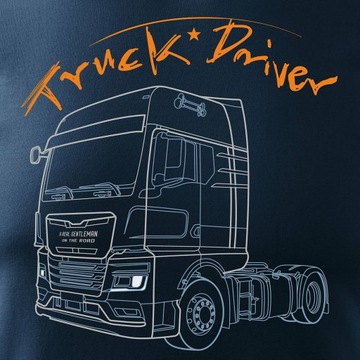 Koszulka z ciężarówką MAN dla kierowcy Tira