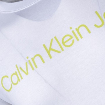 Calvin Klein Jeans t-shirt J30J322344 YAF biały M