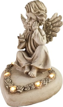 Ангел Большой фигур Ангел светодиод Znicz Heart 18cm