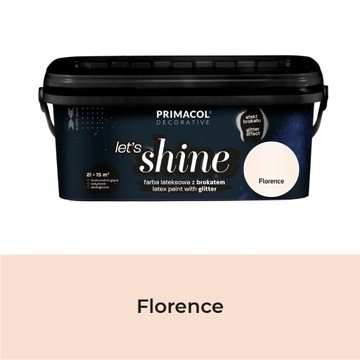 LET'S SHINE farba z brokatem Florence 2l