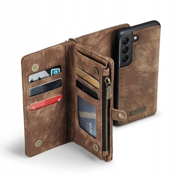 Кожаный чехол-кошелек для Samsung Galaxy S21 FE