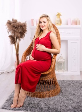 ДЛИННАЯ НОЧНАЯ РУБАШКА ДЛЯ КОРМЯЩИХ, XXXL