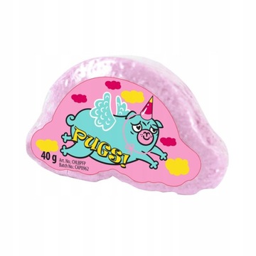 CHLAPU CHLAP musująca pastylka do kąpieli Pugs 40g