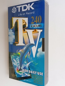 TDK 240 VHS КАССЕТА НОВАЯ