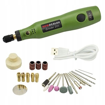 Akumulatorowe narzędzie obrotowe 3,7 V USB.