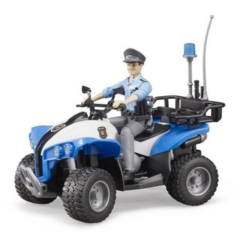 FIGURKA POLICJANTA Z QUADEM, BRUDER