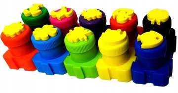 Краски Рисование пальцами Штампы Пазлы Colorino