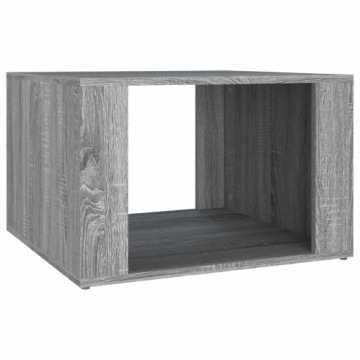 VidaXL Прикроватная тумбочка, дуб Сонома серый, 57x55x36 см
