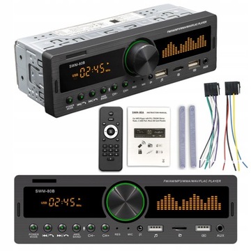 RADIO SAMOCHODOWE MP3 BLUETOOTH FM AM GPS RDS 1DIN