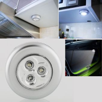 Самоклеящийся светильник для гардероба 3 LED touch ON