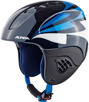 Kask Narciarski Alpina Carat Nightblue 48-52 cm błękity i granat (S)