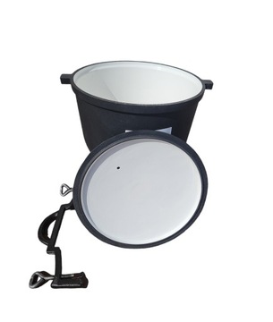 СТОЯЩИЙ Эмалированный Чугунный Казан 7л