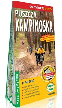 PUSZCZA KAMPINOSKA mapa laminowana EXPRESSMAP 2022