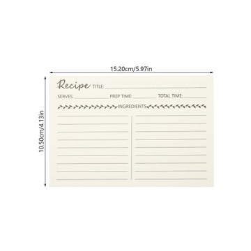 Карточка с кулинарными рецептами внутри.