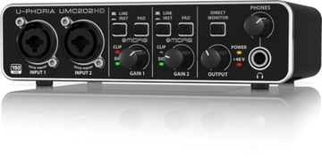 КОМПЛЕКТ ДЛЯ ДОМАШНЕЙ ЗАПИСИ BEHRINGER UMC202HD MIC C1