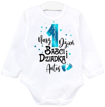 BODY personalizowane Nasz pierwszy dzień BABCI I DZIADKA PREZENT r. 92