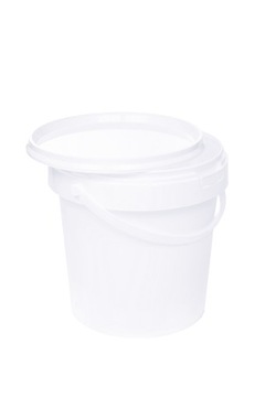 Ведро пластиковое 1 литр Белое для ЕДЫ!