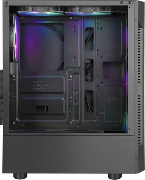КОРПУС ATX USB 3.0 ИГРОВОЙ ПОДВАЛ С ДВОЙНЫМ СТЕКЛОМ + 1 ВЕНТИЛЯТОР RGB