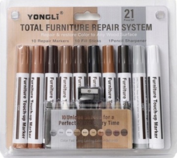 РЕМКОМПЛЕКТ ДЛЯ РЕМОНТА МЕБЕЛИ МАРКЕР НАБОР МАРКЕРОВ