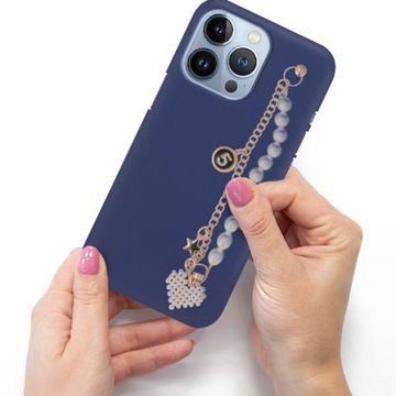 Etui Mat Granat Blink do IPHONE 13 PRO Łańcuszek