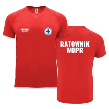 Koszulka Techniczna RATOWNIK WOPR Imię Ksywa 3XL