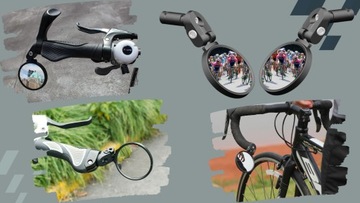 Зеркало для велосипеда, левое, правое, 360 градусов, для задней точки руля