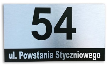 Tabliczka adres Metal Numer na dom MEGA TRWAŁOŚĆ !