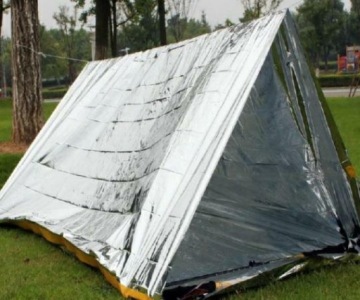 ПАЛАТКА, СПАЛЬНЫЙ МЕШОК, ОДЕЯЛО ИЗ ФОЛЬГИ NRC, ТЕРМОСПАСЕНИЕ