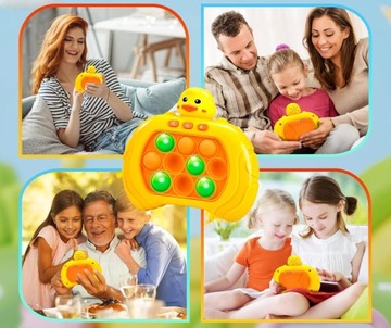 Антистрессовая аркадная игра pop it popit консоль Push Duck Duck