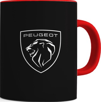 Kubek Czerwony 440ml PEUGEOT 01