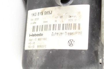 WEBASTO ПАРКОВОЧНОЕ ОБОГРЕВАНИЕ VW TOURAN I 03-10 1.9 2.0 TDI 1K0815065J