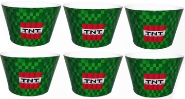 FOREMKI DO BABECZEK MUFFINEK MINECRAFT OZDOBA 6szt