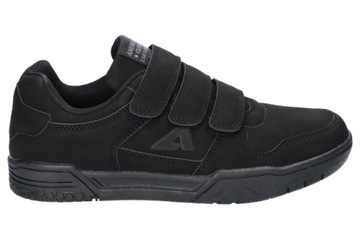 AMERICAN AA38 ADIDASY BUTY Z WKŁADKĄ MEMORY FOAM, PÓŁBUTY NA RZEPY BLACK 38