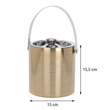 Ведро для льда с/п 15 х 15 см.