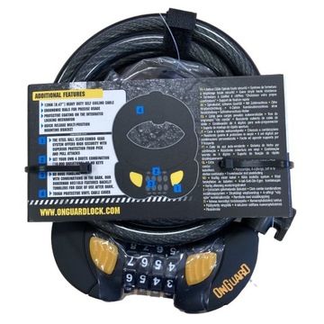 LINK ONGUARD 8031GLO LED КОМБИНИРОВАННЫЙ велосипедный замок