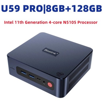 Hot sales U59 Pro Windows 11 Mini PC Intel Celeron N5105