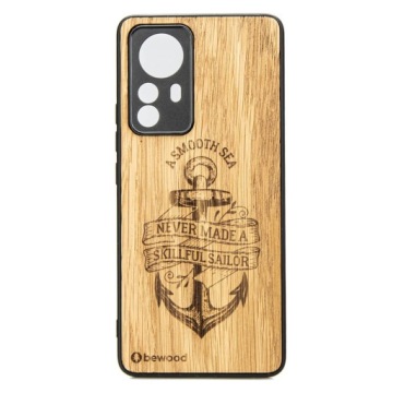 Dřevěné Pouzdro pro Xiaomi 12 Pro Kotva Dub