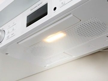 Подвесное кухонное радио, напольная стереосистема, два таймера, часы и ночник.