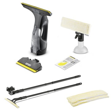 BOGATY ZESTAW MYJKA DO OKIEN KARCHER WV 5 PLUS + LANCA TELESKOPOWA + 2 PADY