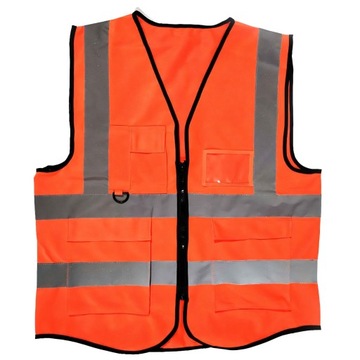 Светоотражающий жилет безопасности оранжевый ROAD UNIVERSAL XL