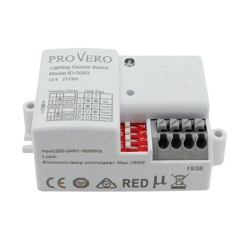 MIKROFALOWY SENSOR CZUJNIK RUCHU ID-0053 230V