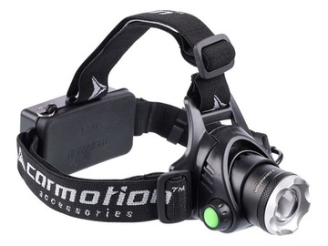 LATARKA CZOŁOWA LED CREE 9W, 800 LM, AKUMULATORKI 4200 MAH