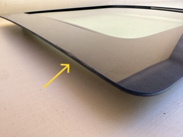 VW TRANSPORTER T5 T6 ОКНО СДВИЖНОЙ БОКОВОЙ ДВЕРИ ПРАВОЕ