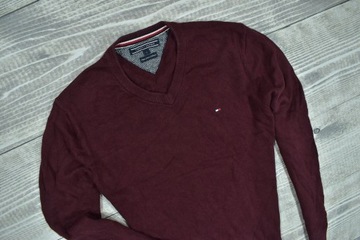 TOMMY HILFIGER Pima Cotton Cashmere Sweter Męski S